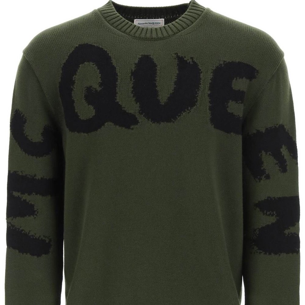 NWOT Alexander McQueen Graffiti Jumper